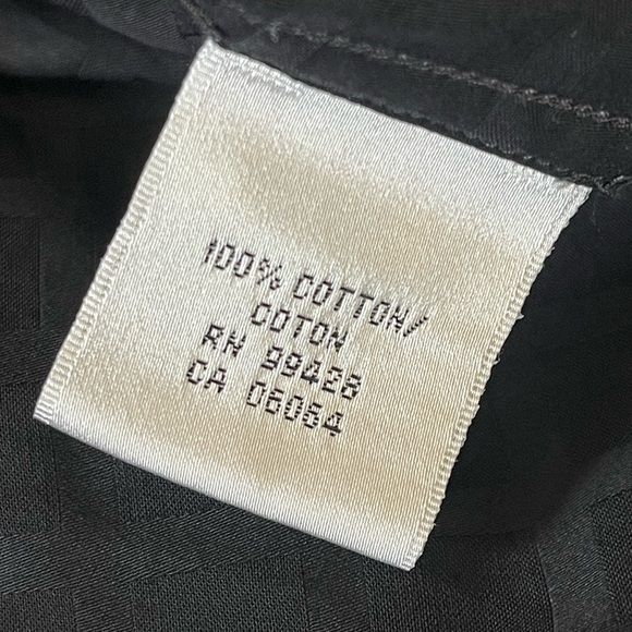 Bugatchi Mens Long Sleeve black window pane shaped fit size large city design - Picture 6 of 11